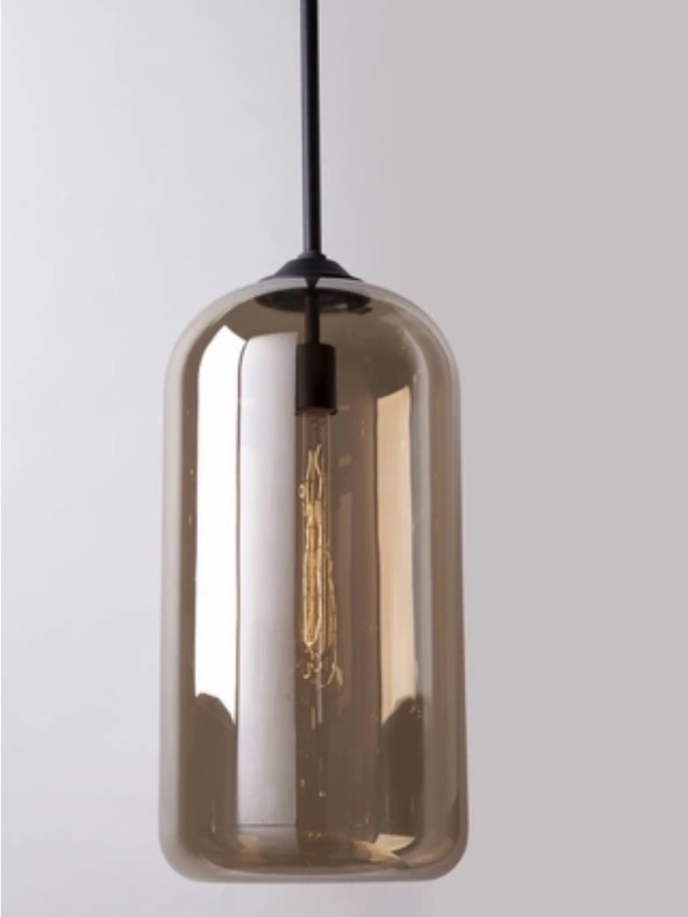 2 Troy Lighting District Amber Glass Lantern Pendants